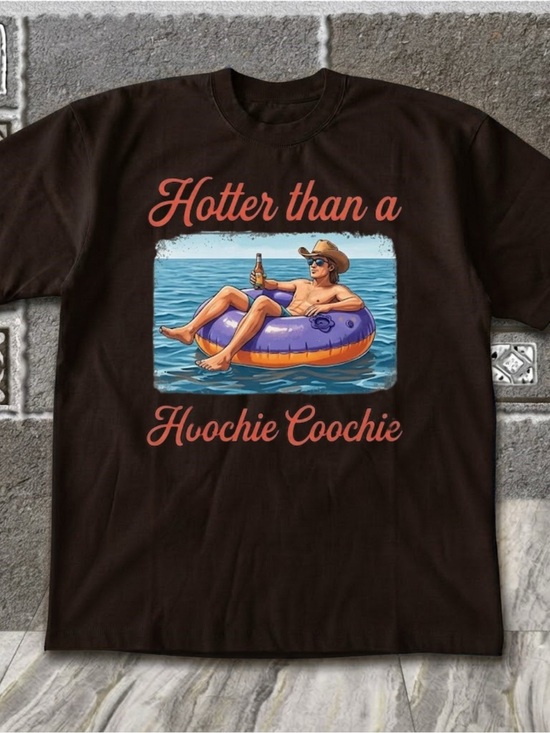 Gildan Other - Gildan Cowboy Beach Graphic Summer Tee